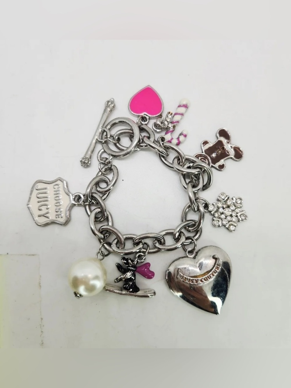 Vintage Y2K Juicy Couture Limited 2007 Silver Charm Bracelet